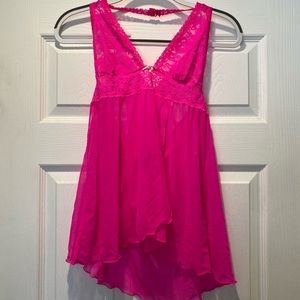 Victoria’s Secret “The Lacie” Lingerie sheer top L